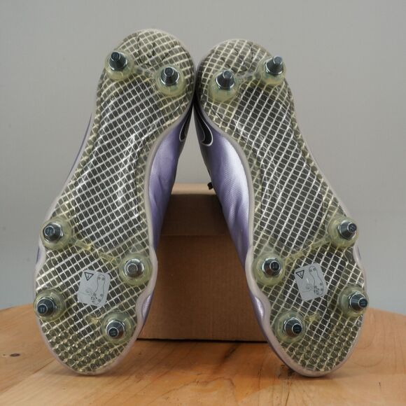 Mens 7.5 / Womens 9 - Nike Mercurial Vapor 10 SG Soccer Cleats Metallic Purple - Picture 7 of 9